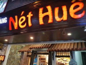 Il Net Hue, un ristorante molto apprezzato dagli abitanti di Hanoi